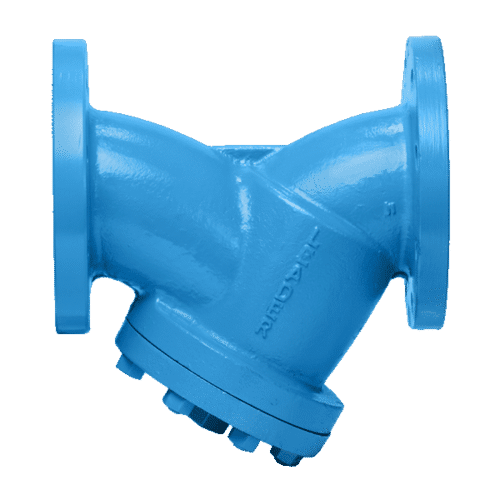 Blue Di076 Ductile Iron Y-type Strainer Pn-20 (Flanged)