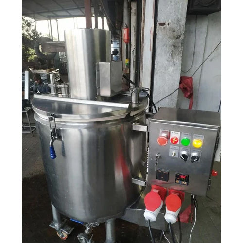 Silver Stainless Steel Ointment Manufacturing Plant