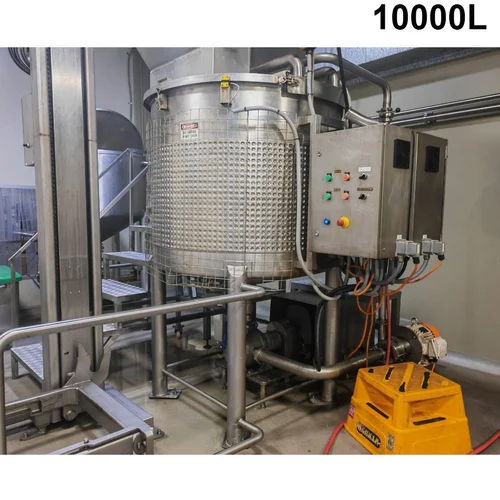 Silver 1000L Stainless Steel Liquid Mixing Tank