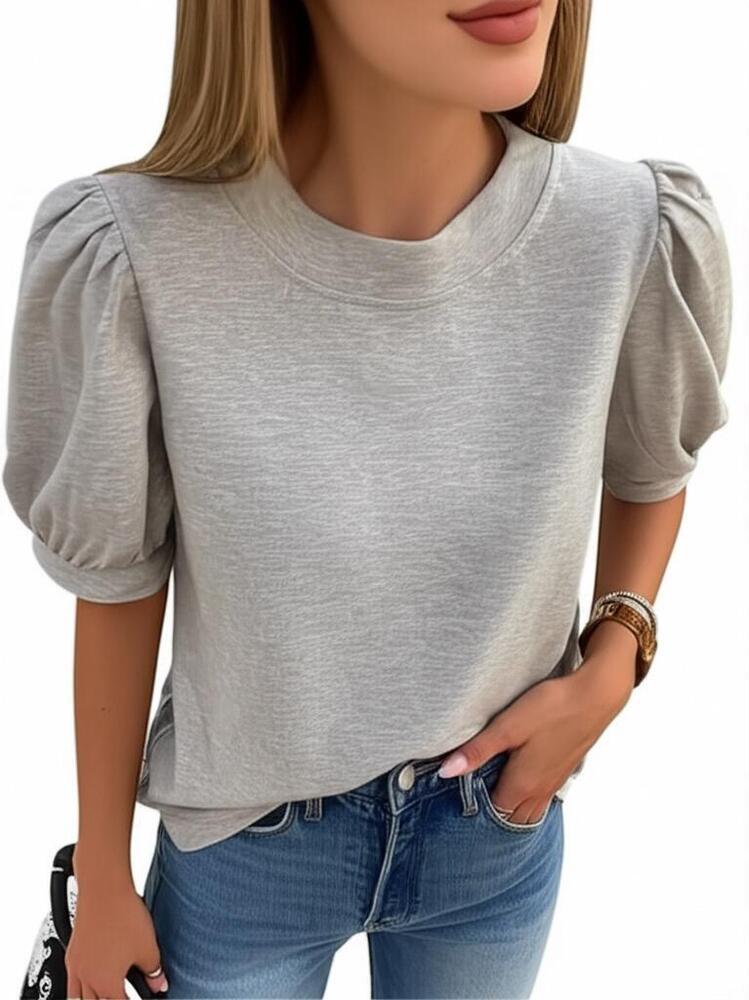 Puff sleeve crop top