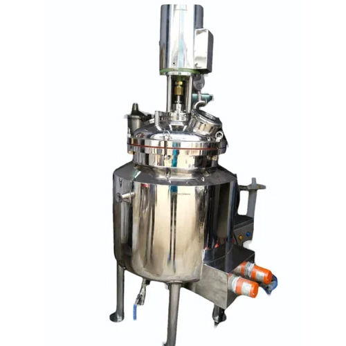 Silver Stainless Steel Reaction Vessel