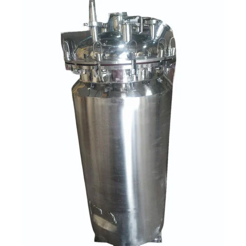 Silver Stainless Steel Polished Pressure Vessel