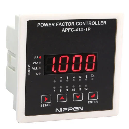 White Nippen Apfc 414-1P Power Factor Controller