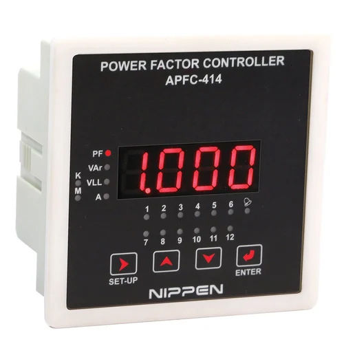 White Nippen Apfc 414 Power Factor Controller