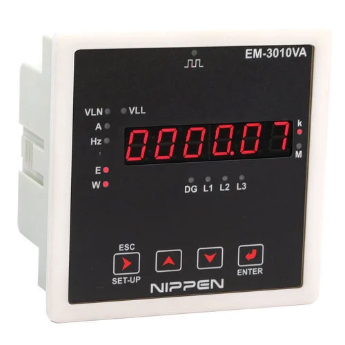 White Apfc-414 Nippen Em 3010va Energy Meter