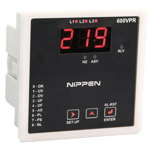 White Nippen 600 Vpr Voltage Monitoring Relay