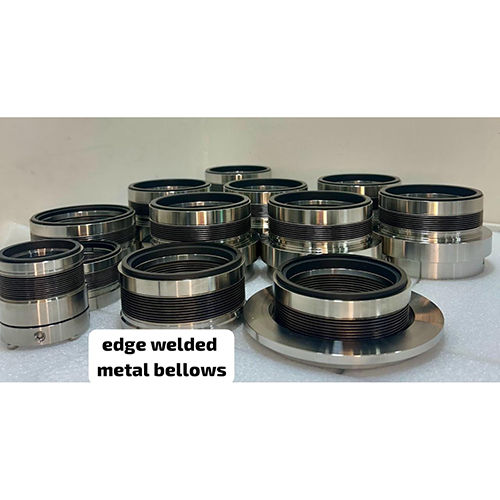 Edge Welded Metal Bellow - Color: Silver