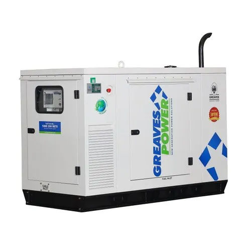 White 30 Kva Greaves Power Diesel Generator