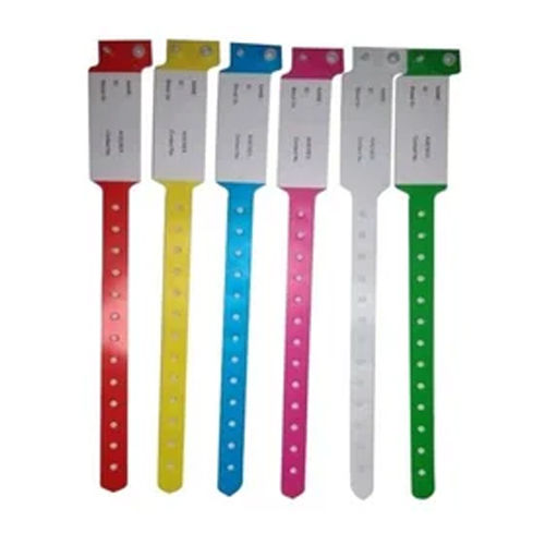 Multicolor Hospital Use Id Patient Wristbands For Adult And Child