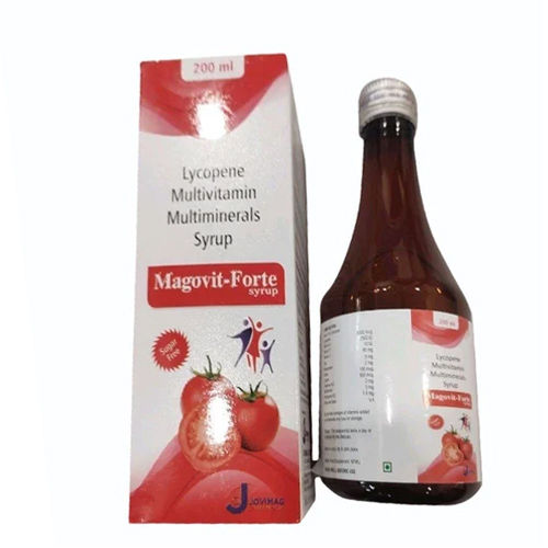 200ml Lycopene Multivitamin Multiminerals Suger Free Syrup