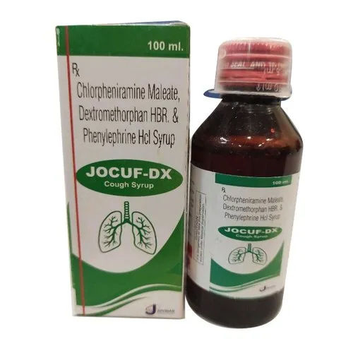 100Ml Chlorpheniramine Maleate  Hbr And Phenylephrine Hcl Cough Syrup Organic Medicine