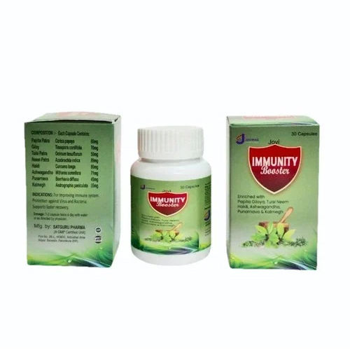 Enreched With Giloy Tulsi Neem Ayurvedic Immunity Booster Capsules