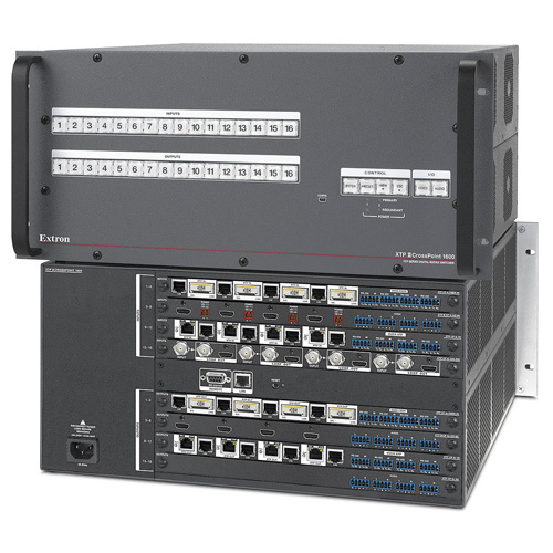 4x4 to 16x16 Modular Digital Matrix Switchers With SpeedSwitch Technology