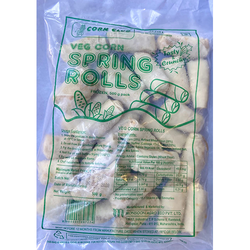 Veg Corn Spring Rolls