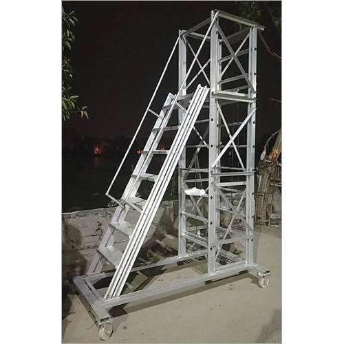 Aluminium Trolly Step Tower Ladder