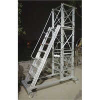 Aluminium Trolly Step tower Ladder