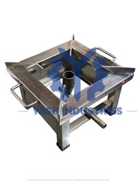 10 x 10 x 7 Stainless Steel Tea Gas Stove/Gas Bhatti/Gas Chula