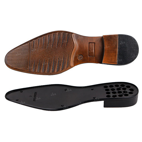 Brown Swipe Polyurethane Mens Shoes Sole