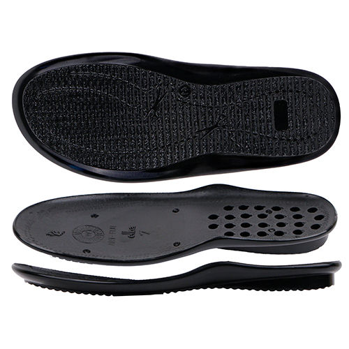 Black Fiji Polyurethane Mens Sandals Sole