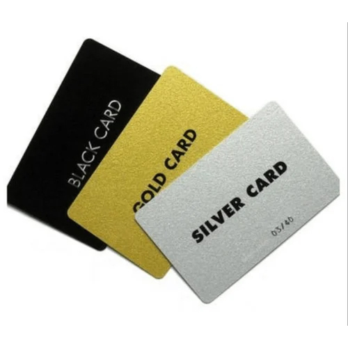 PVC Plastic Cards Gold Card
