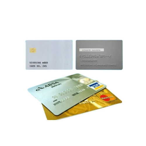 Embossed Pvc Cards Size: 85 Mm X 54 Mm