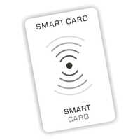 Contactless Smart Card - Pvc Plastic, Glossy Surface | Embedded Chip, Virus-proof Material, Warranty Included For Secure Access & Identification