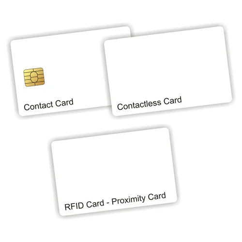 Plastic Smart Cards - High-Quality PVC Material, Smooth White Surface, Virus-Proof Protection | Warranty Included, Ideal for Office, College, Events, and E-Card Applications