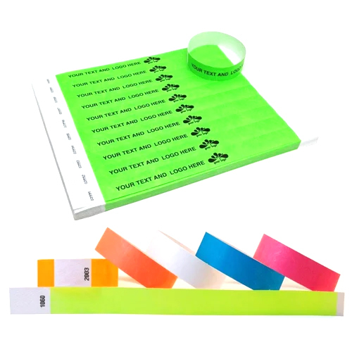 Tyvek Paper Wristbands