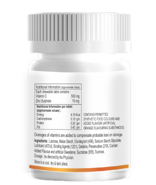 Vitamin C and Zinc Sulphate Tablet