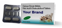 Calcium Citrate Malate With Foilc Acid And Cholecalciferol Tablet