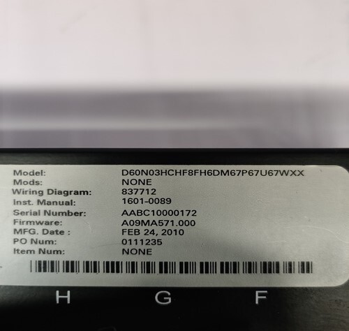 GE MULTILIN D60N03HCHF8FH6DM67P67U67WXX BUS DIFFERENTIAL SYSTEM ( NEW OPEN BOX )