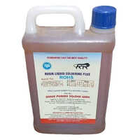 1 Ltr Rosin Liquid Soldering Flux - Liquid Composition, 250 Degreec Melting Point | For Commercial Soldering Applications, Plastic Can Packaging