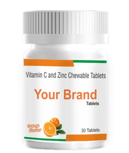 Vitamin C and Zinc Chewable Tablet