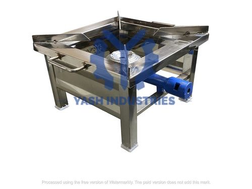 12 x 12 x 8  Stainless Steel Normal Gas Stove/Gas Bhatti/Gas Chula