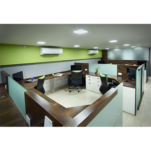 Office Modular Workstation Interior Design Service By Acmeview Interior Solutions Pvt. Ltd.