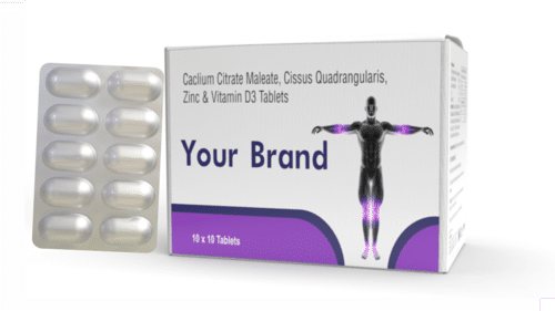 Cissus Quadrangularis With Zinc And Vitamin D3 Tablet