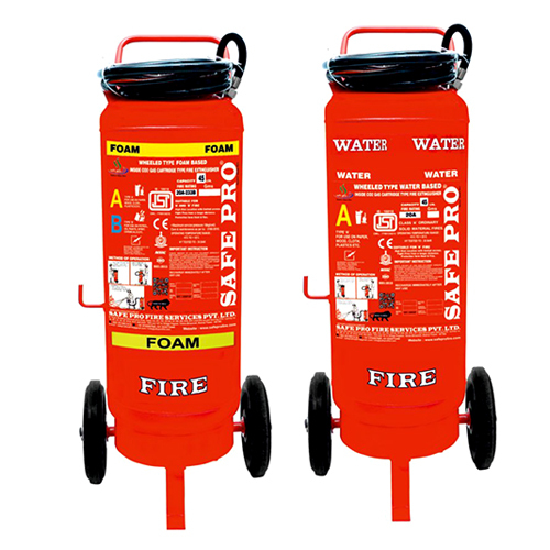 Foam And Water Type Wheeled Fire Extinguisher