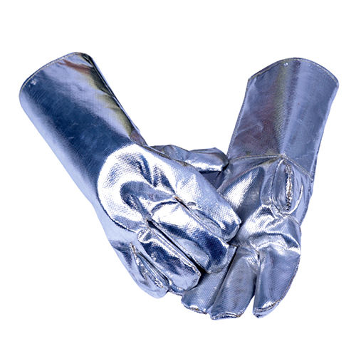 Aluminized Hand Gloves Gender: Male