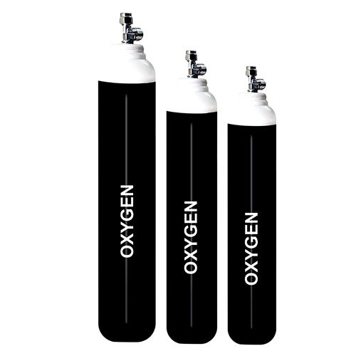 Black Medical Oxygen Cylinder