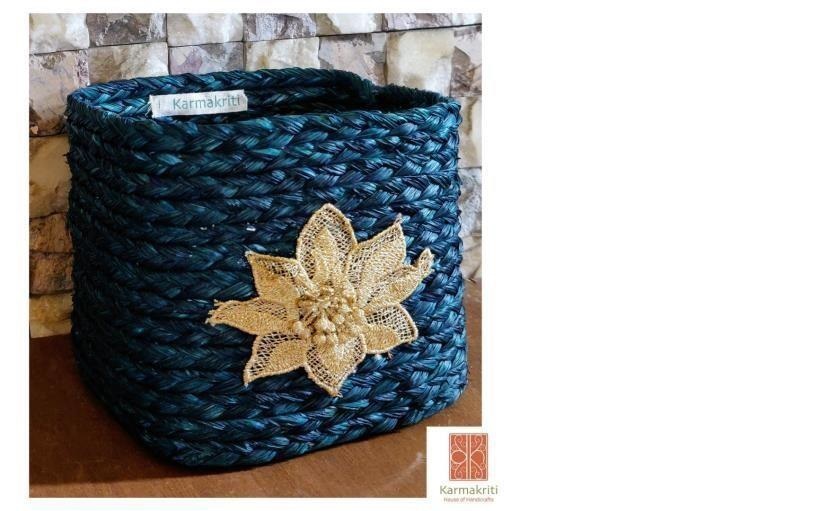 Small Sabai Grass Gift hamper | Handmade Jewellery box 6*6*6 8*8*8 10*10*10 inches