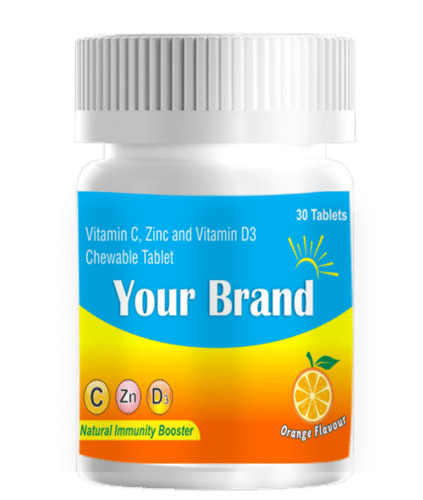 Vitamin C with Zinc And Vitamin D3 Chewable Tablet