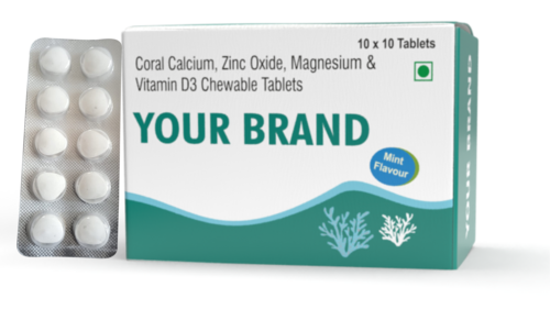 Coral Calcium With Vitamin D3 Chewable Tablet
