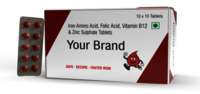 Iron Amino Acid With Zinc Sulphate Tablet