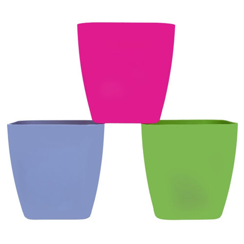 5 Inch Plastic Square Pot - Weight: Diferent Available Grams (G)