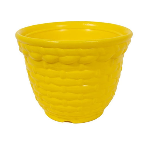 8 Inch Amaze Round Plastic Pot