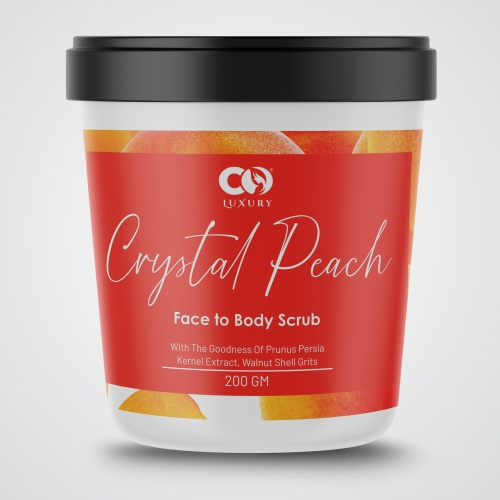 200g Crystal Peach Body Scrub