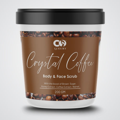 200g Crystal Coffee Body Scrub