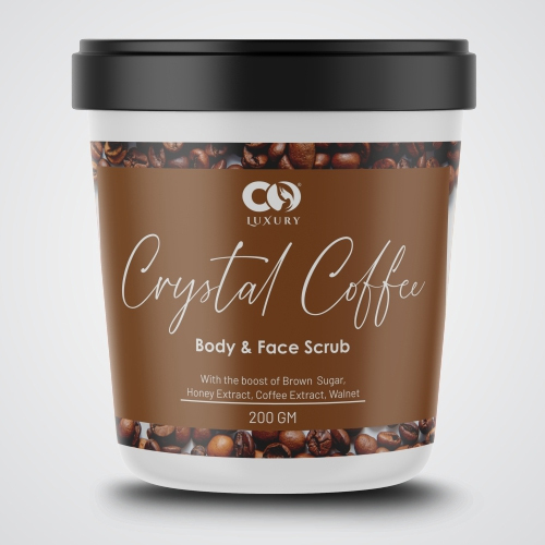 200g Crystal Coffee Body Scrub