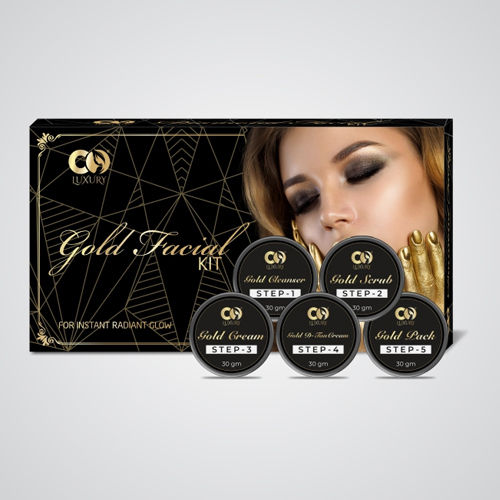 Waterproof Gold Facial Kit