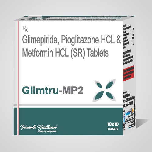 Glimepiride Pioglitazone HCL And Metformin HCL SR Tablets